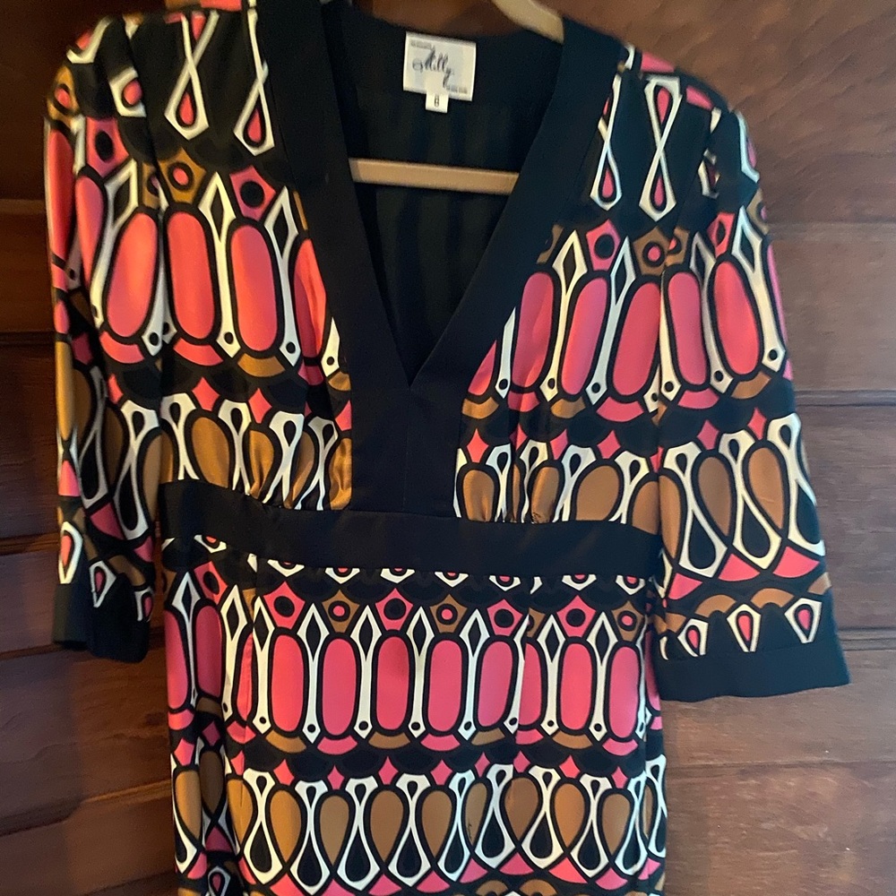 Milly Black & Pink dress